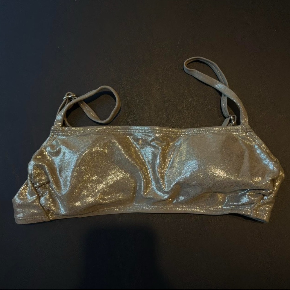 Xhilaration Metallic Bikini Top